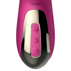 нет инфо! Вибратор-пульсатор Leten Automatical Thrusting Vibrator с подогревом, цвет: розовый