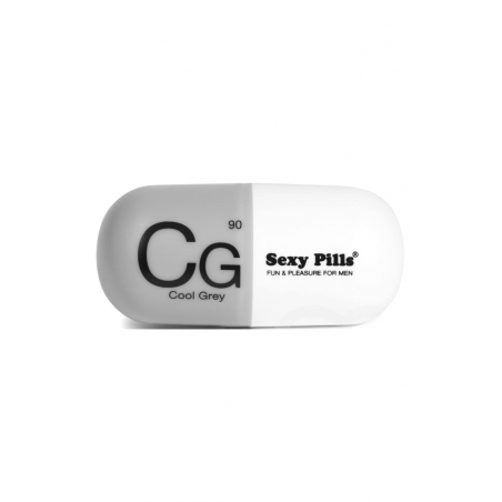 Мастурбатор Love To Love SEXY PILLS COOL GREY, цвет: серый