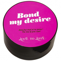 Надежная фиксация в нужной позиции - Скотч для бондажа Love To Love BOND MY DESIRE, цвет: черный