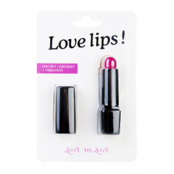 Для других губ - Вибратор Love To Love LOVE LIPS, цвет: черно-розовый