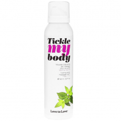 Освежающая мята - Массажная пена Love To Love TICKLE MY BODY Fresh Mint (150 мл)