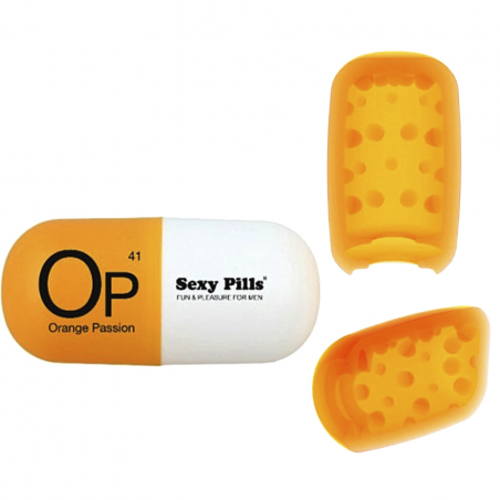 Мастурбатор Love To Love SEXY PILLS ORANGE PASSION, цвет: оранжевый