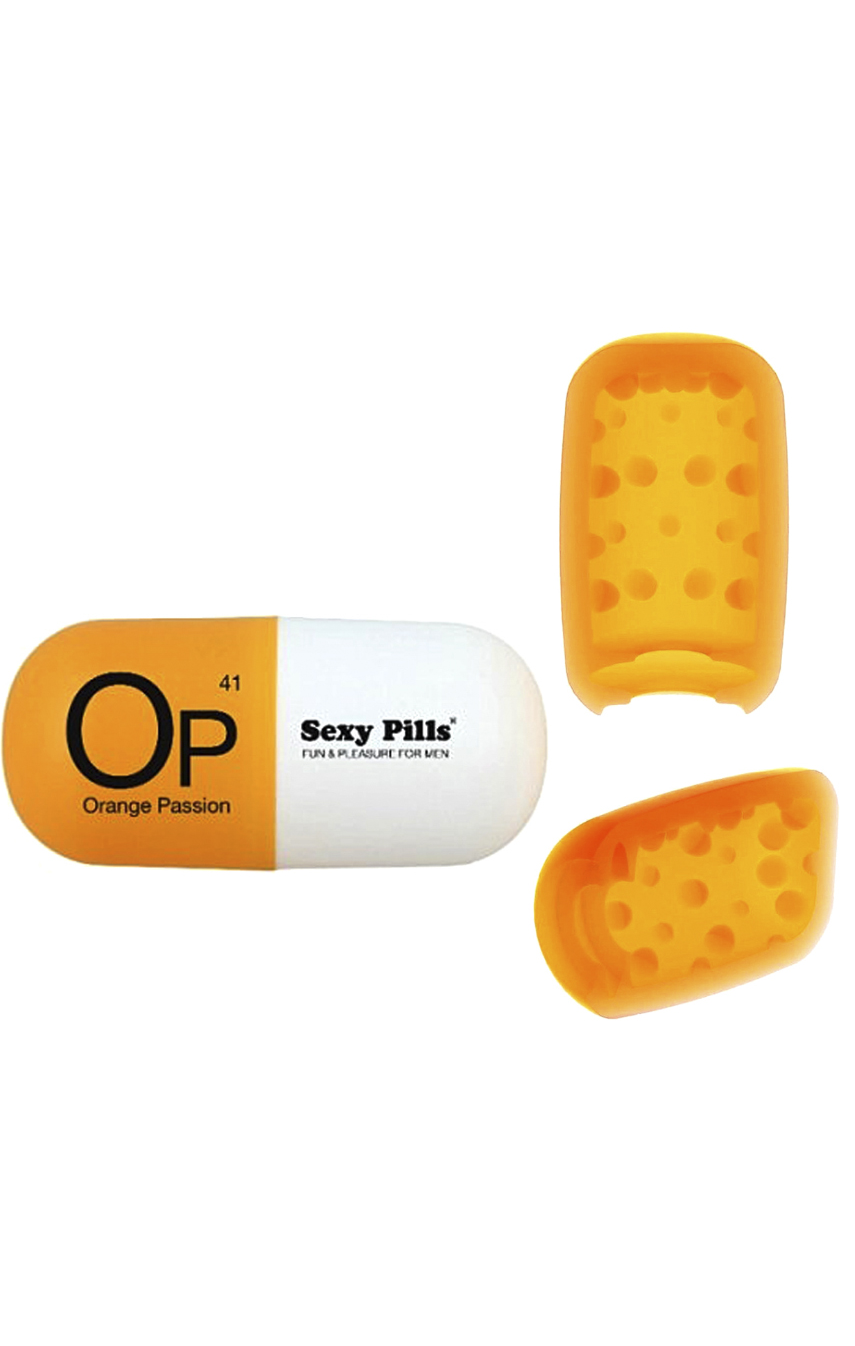 Мастурбатор Love To Love SEXY PILLS ORANGE PASSION, цвет: оранжевый