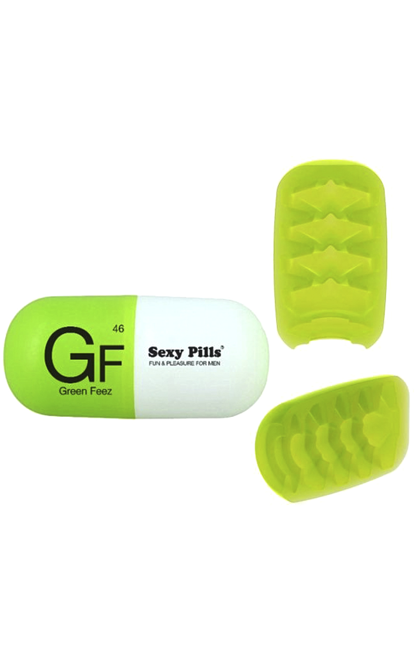 Мастурбатор Love To Love SEXY PILLS GREEN FEEZ, цвет: салатовый