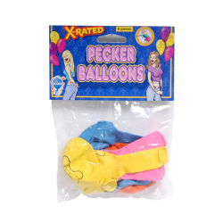 Шарики для взрослых - Надувные шарики для вечеринок X-RATED PECKER BALLOONS (8 шт)