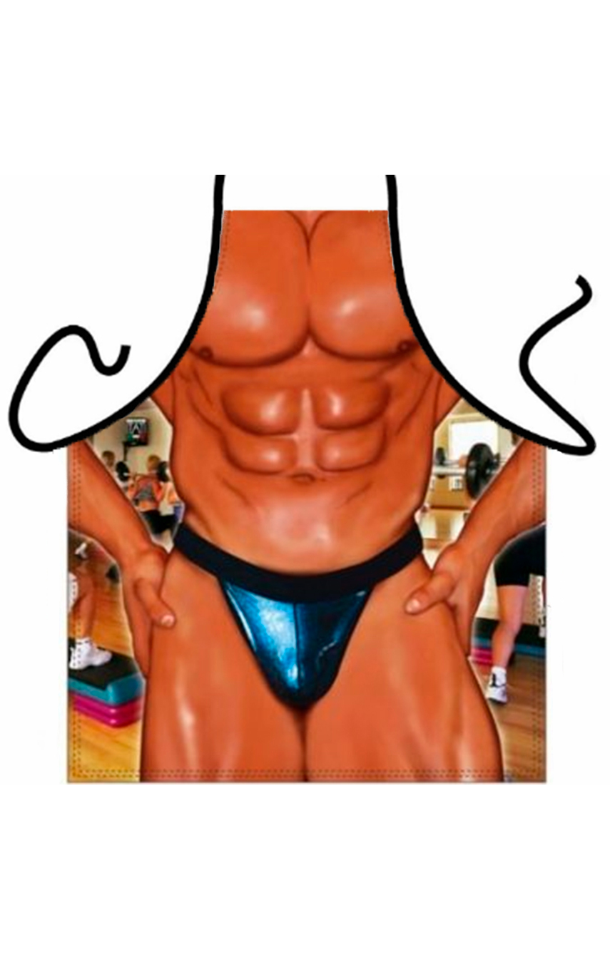 Мистер фитнес - Идеальное тело - Прикольный мужской фартук 