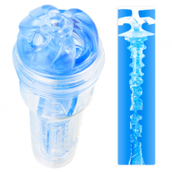 Мужской мастурбатор - Fleshlight Turbo Thrust Blue Ice, цвет: прозрачный