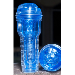 Мужской мастурбатор - Fleshlight Turbo Thrust Blue Ice, цвет: прозрачный