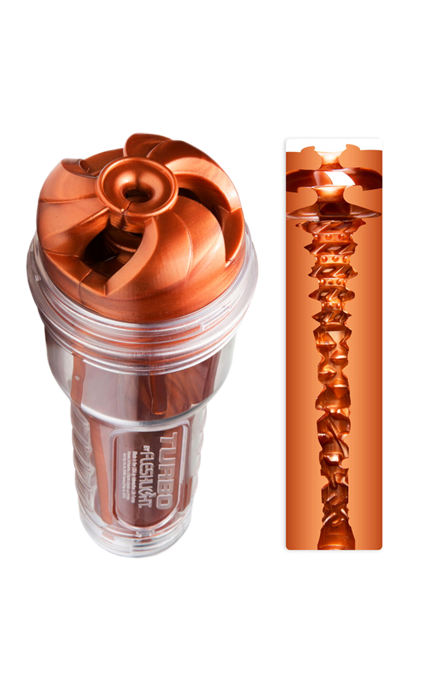 Мужской мастурбатор - Fleshlight Turbo Thrust Copper, цвет: медь