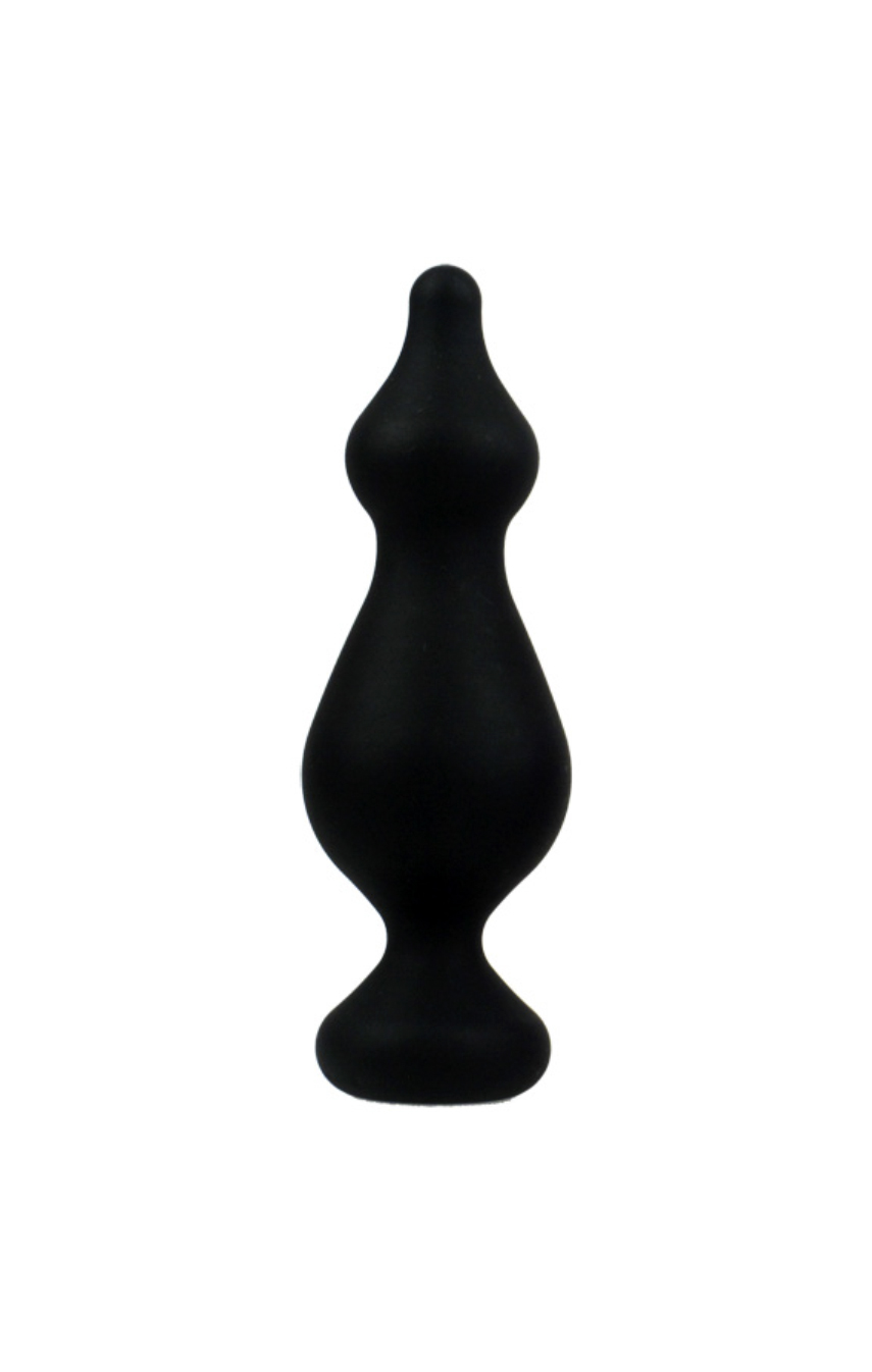 Игрушка в стиле хай-тек - Анальная пробка Adrien Lastic Amuse Big Black (L), цвет: черный