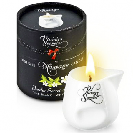 Чайная церемония - Массажная свеча Plaisirs Secrets White Tea (80 мл)