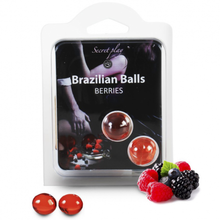 Набор шариков с массажным маслом 2 BERRIES BRAZILIAN BALLS SET