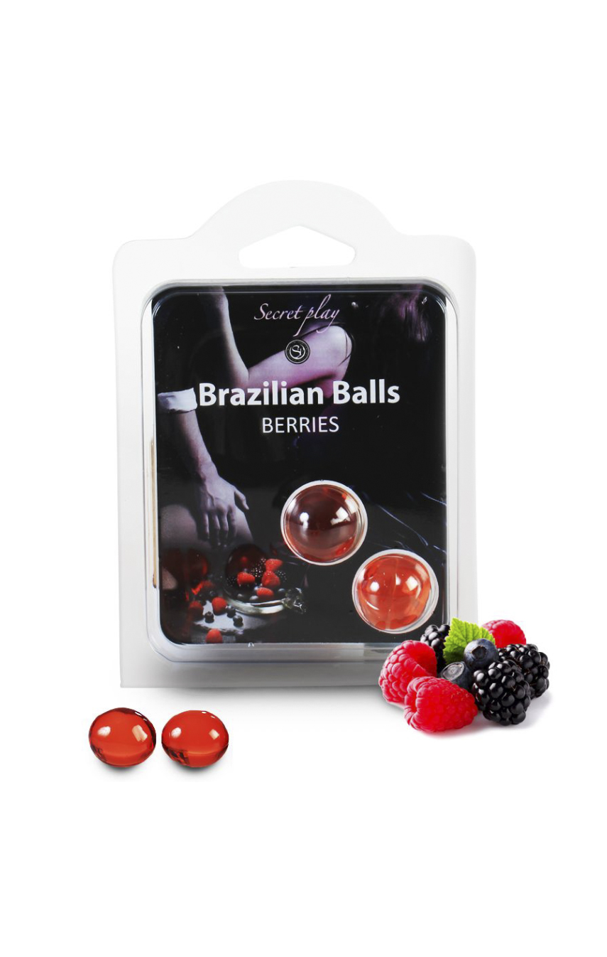 Набор шариков с массажным маслом 2 BERRIES BRAZILIAN BALLS SET