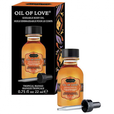 Тропические ласки - Массажное масло с ароматом тропического манго Oil of Love 22 ml 