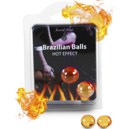 Жаркая прелюдия - Набор шариков с массажным маслом 2 HOT EFECT BRAZILIAN BALLS SET