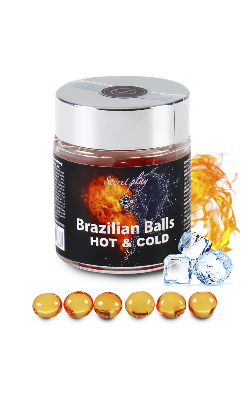 Максимальное удовольствие - Большой набор бразильских шариков 6 HOT & COLD EFFECT BRAZILIAN BALLS JA