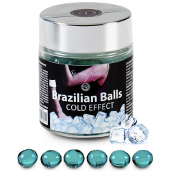 Ледяное царство - Большой набор  шариков для массажа 6 COLD EFFECT BRAZILIAN BALLS JAR