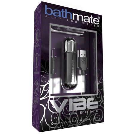 Маленький инструмент для удовольствия - Вибропуля Bathmate Vibe Bullet   Black/ Chrome 