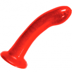Игры со страпоном - Фаллоимитатор Sportsheets Silicone Dildo Flare, цвет: красный
