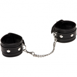 Манжеты на запястье с цепочкой Allure BDSM	Love Chain Wrist Cuffs, цвет: черный