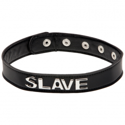 Ошейник  Allure BDSM	SLAVE Collar , цвет: черный