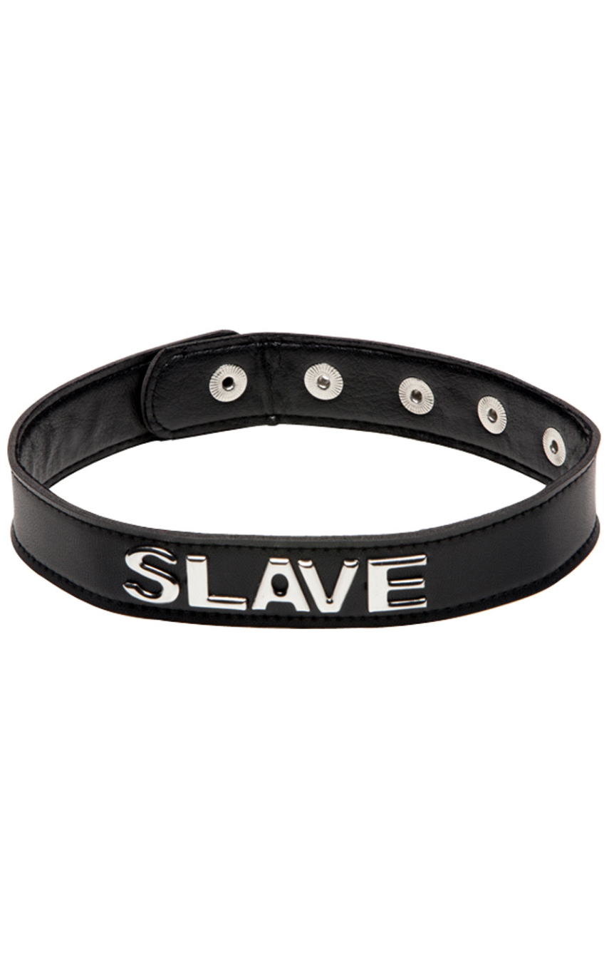 Ошейник  Allure BDSM	SLAVE Collar , цвет: черный