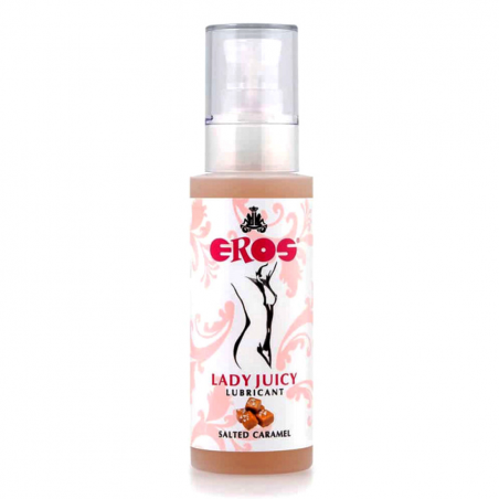 Лубрикант на водной основе EROS Lickstick Salted Caramel 125 ml - Для ценителей оригинальных вкусов