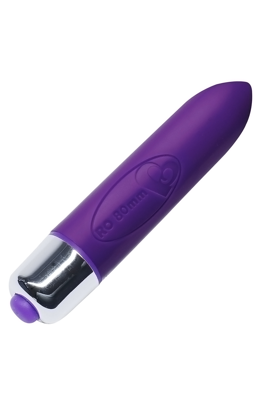 Вибратор Coloured 7 Speed RO-80mm Color Me Orgasmik - Возьми наслаждение с собой, цвет: фиолетовый