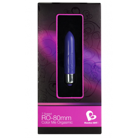 Вибратор Coloured 7 Speed RO-80mm Color Me Orgasmik - Возьми наслаждение с собой, цвет: фиолетовый