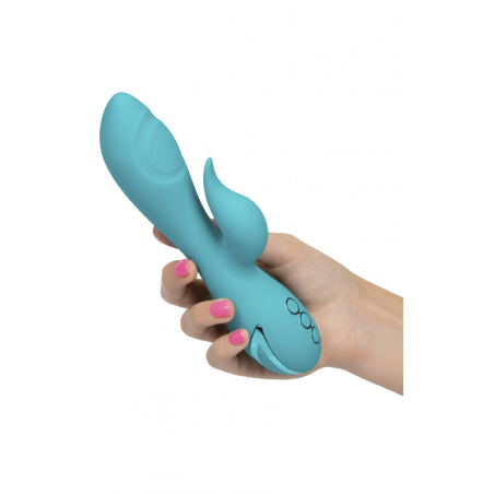 Оргазмы без ограничений - Вибратор-кролик - Santa Monica Starlet, цвет: голубой