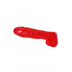 Крафтовое мыло-член с присоской Чистый Кайф Red - Нескучное мыло, цвет: красный