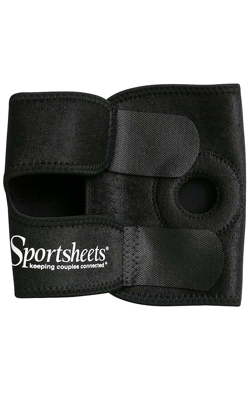 Ремешок для пикантных игр - Ремень для страпона Sportsheets - Thigh Strap-On, цвет: черный