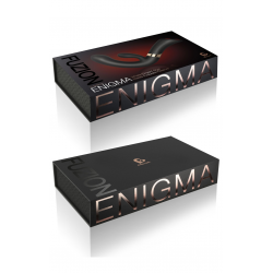 Премиум-вибратор Rocks Off Fuzion Enigma - Оригинальный вид, оригинальные ощущения, цвет: черный