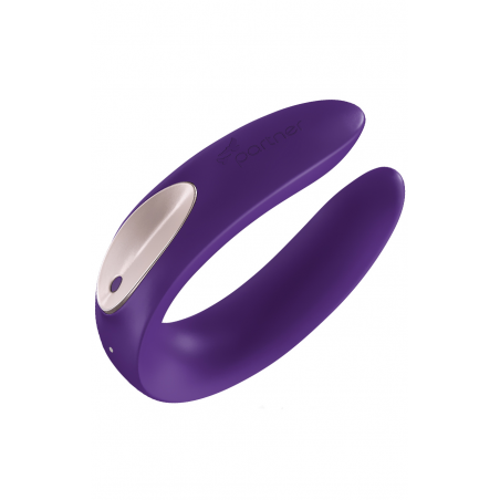Вибратор Partner Plus Remote - Идеальная игрушка для пар, цвет: фиолетовый