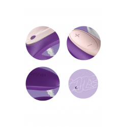 Вибратор Partner Plus Remote - Идеальная игрушка для пар, цвет: фиолетовый