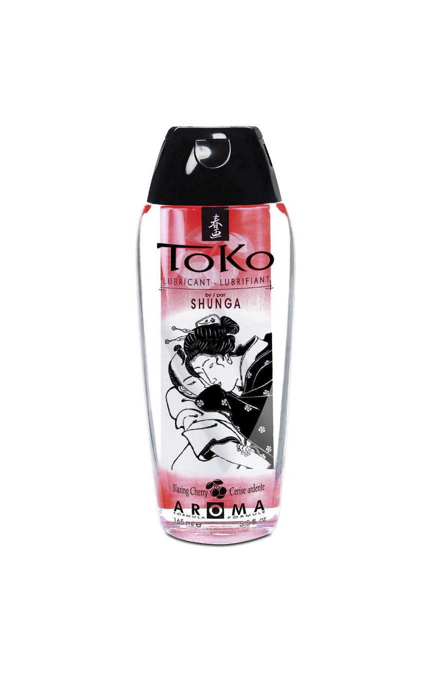 Вишневая смазка для нежного секса Toko Aroma Lubricant Blazing Cherry 165ml