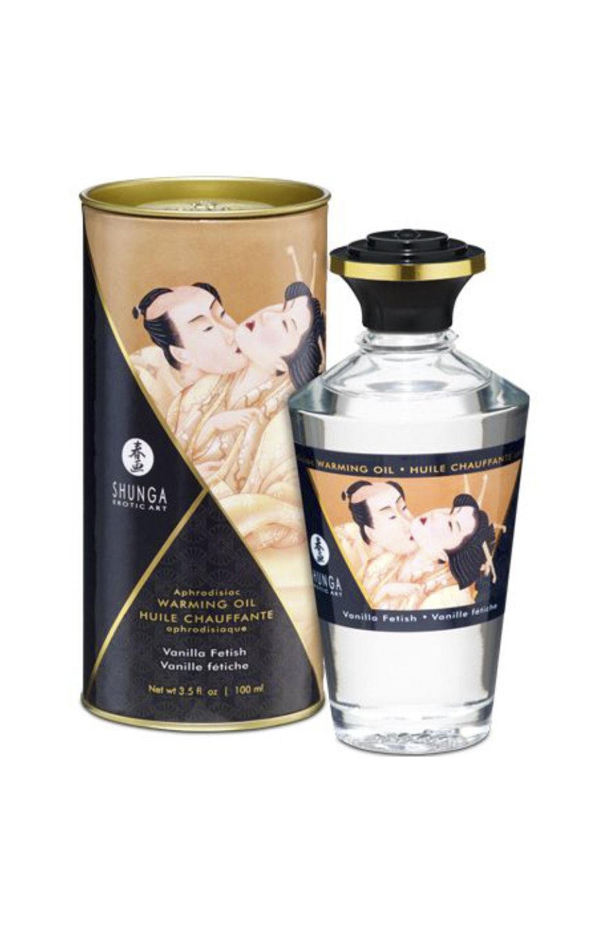  Ванильный фетиш - Съедобное согревающее массажное масло Aphrodisiac Warming Oil Vanilla Fetish