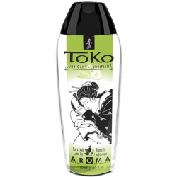 Экзотическое скольжение - Лубрикант на водной основе Toko AROMA - Pear & Exotic Green Tea 165ml