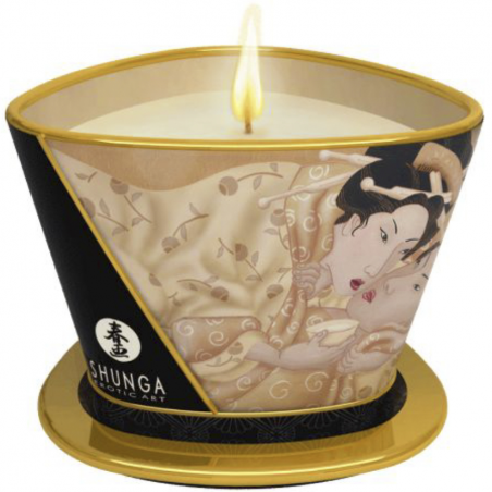 Массажная свеча Shunga MASSAGE CANDLE - Vanilla Fetish, ваниль 170ml