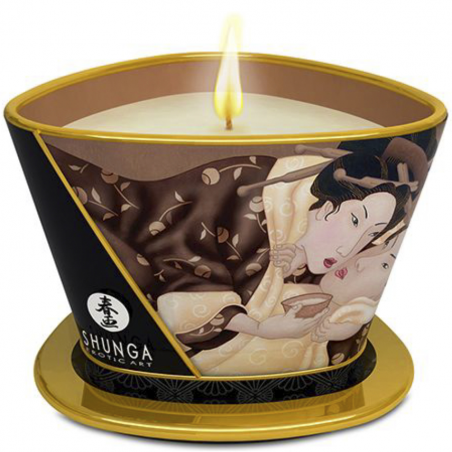  Сладкая ночь - Массажная свеча SHUNGA CANDLE CHOCOLATE 170 ML