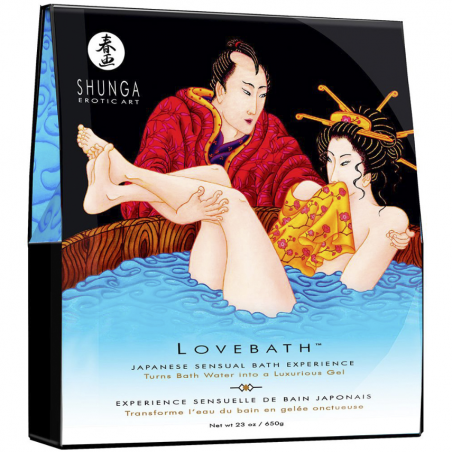 Необычные ощущения в ванной - Гель для ванны Shunga LOVEBATH - Ocean temptations (650 гр) 