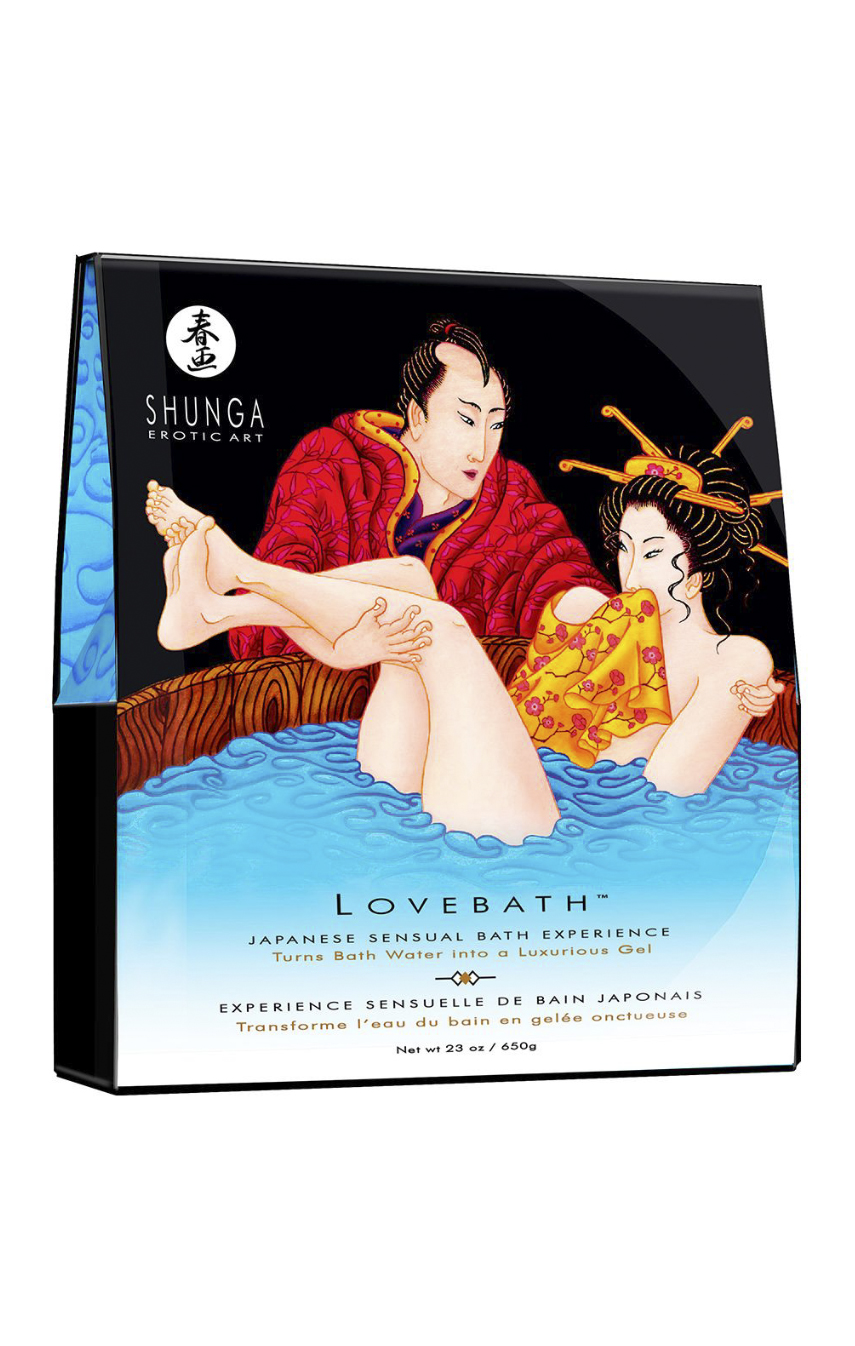 Необычные ощущения в ванной - Гель для ванны Shunga LOVEBATH - Ocean temptations (650 гр) 