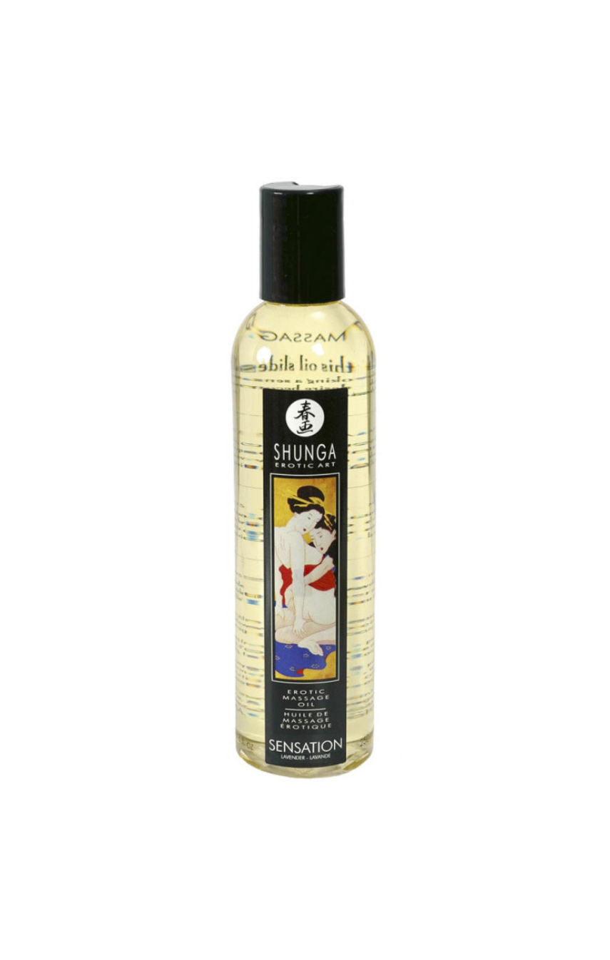 Массажное масло - Shunga Erotic Massage Oil, лаванда, 250ml