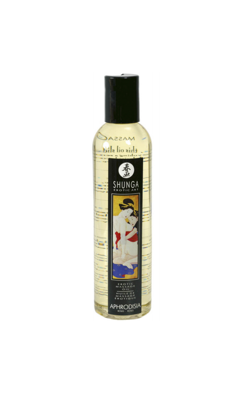 Массажное масло Shunga Erotic Massage Oil Aphrodisia Roses - роза, 250 мл