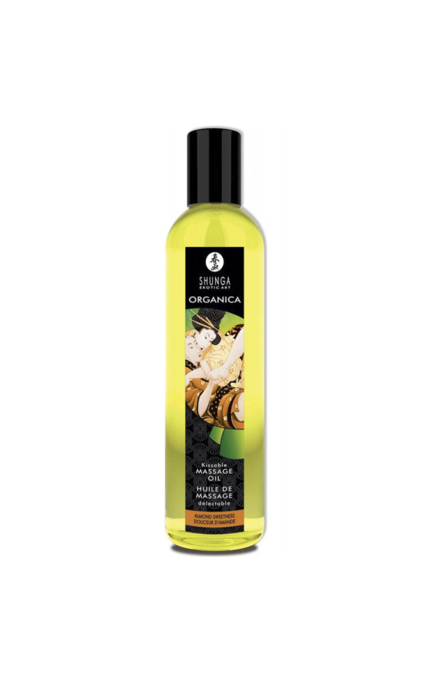 Сладкий и нежный - Массажное масло SHUNGA MASSAGE OIL-ORGANICA- SWEET ALMOND 250ml