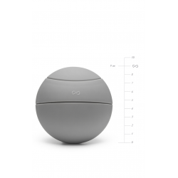 Шар для наслаждения - Виброcтимулятор для эрогенных зон - Selene, цвет: серый
