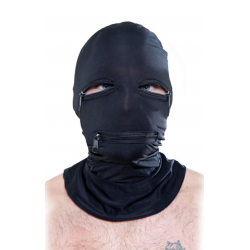 Подогреет Вашу страсть - Маска БДСМ Fetish Fantasy Series Zipper Face Hood, цвет: черный