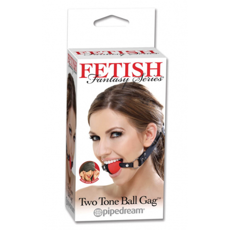 Комфортное молчание - Кляп Fetish Fantasy Series Two Tone Ball Gag, цвет: черно-красный