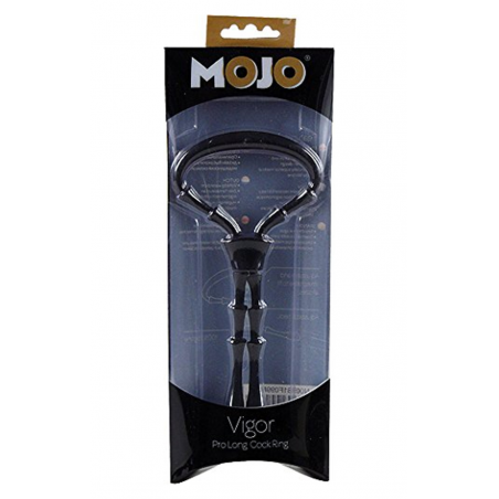 Затягивая удовольствие - Эрекционная петля - Mojo Vigor Cock Ring Black , цвет: черный