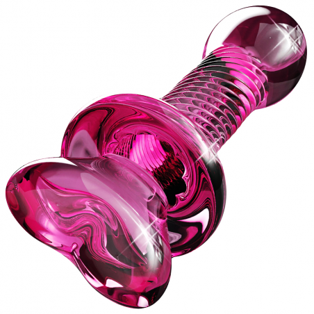 Новые горизонты блаженства - Анальная пробка с сердечком Icicles No. 82, цвет: розовый